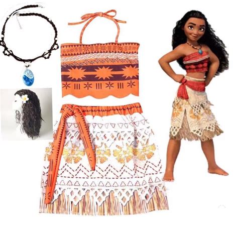 Ocean Wonders Moana Costume Cosplay Dress For Kids | Shopee Philippines