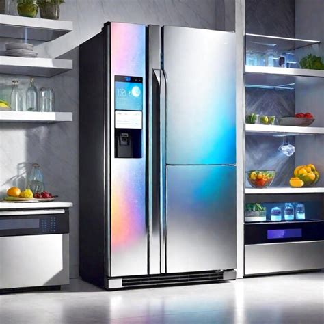 Premium AI Image | Smart Refrigerator generated Ai