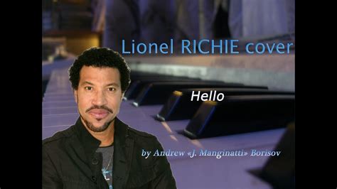 Hello [Lionel Richie cover] - YouTube