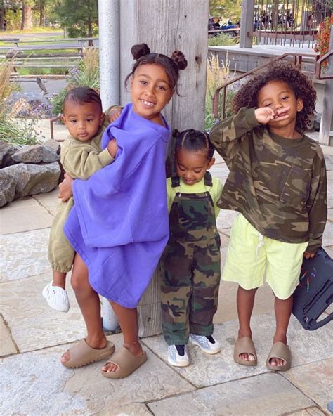 Kim Kardashian Shares Cute Photos of Kids and Kanye West