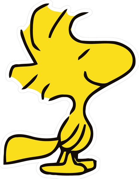 Woodstock Peanuts Color Cartoon Sticker - Pro Sport Stickers