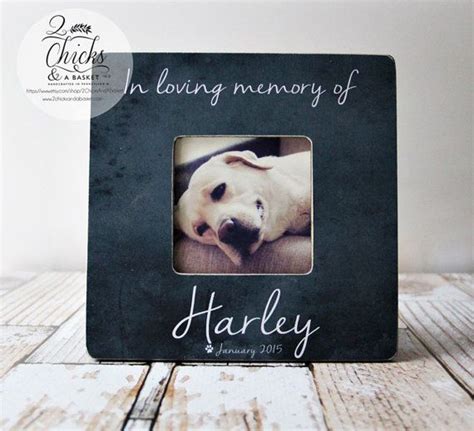 In Loving Memory Of Pet Picture Frame by 2ChicksAndABasket on Etsy Pet ...