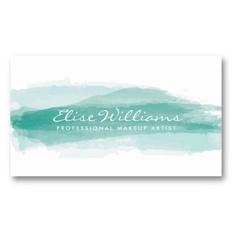 Watercolor Business Cards | Zazzle | Watercolor business cards, Business cards creative ...