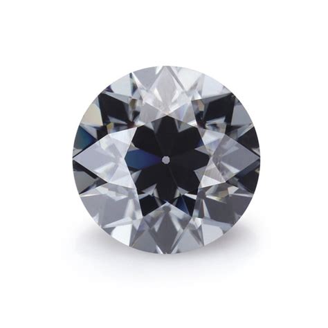 dark gray moissanite asscher cut loose stones - ONE MOISSANITE