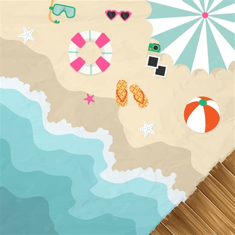 Free Vector | Summer background fun concept