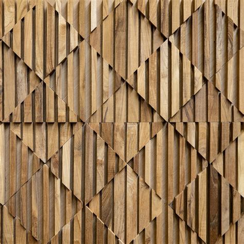 Wooden wall cladding panel - BLEND - Teakwall - indoor / textured / 3D