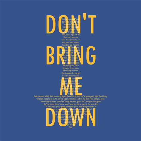 ELO - Don't bring me down - Dont Bring Me Down - T-Shirt | TeePublic