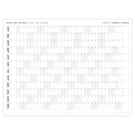 Giant 2023 Wall Calendar 2023 Wall Planner Annual Planner - Etsy UK