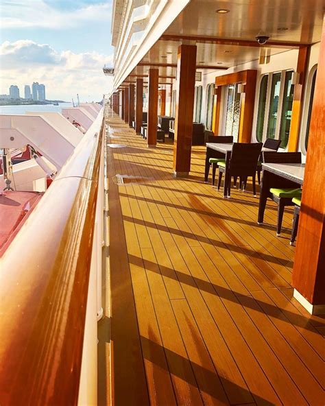 Those lines though! 😍 The beauty of a promenade deck. What would you give to be sitting there in ...