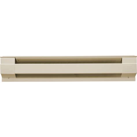 Cadet Electric Baseboard Heater — 1,000/750 Watts, 3,410/2,558 BTU, Almond, Model# 4F1000A ...