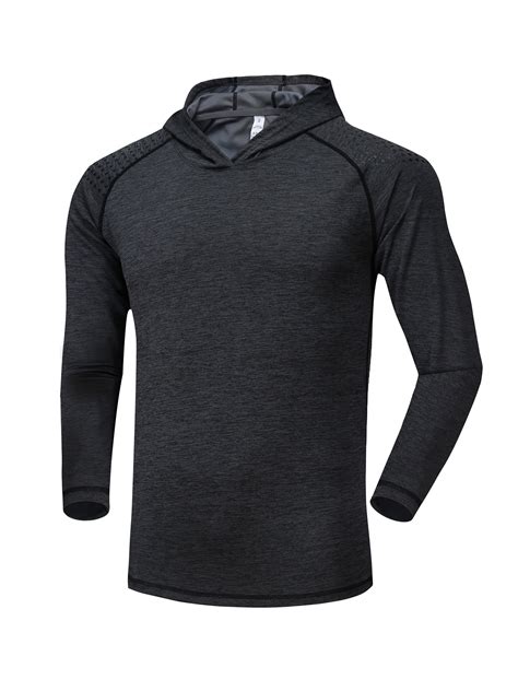 SAYFUT - Men's Activewear Dri Fit Long Sleeve T-Shirt Quick Dry Wicking Running Dry Fit Crew ...