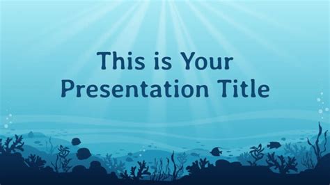 Free Powerpoint template | Free powerpoint template, Ocean backgrounds, Powerpoint templates