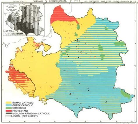 Religious map of poland (1772) : r/MapPorn