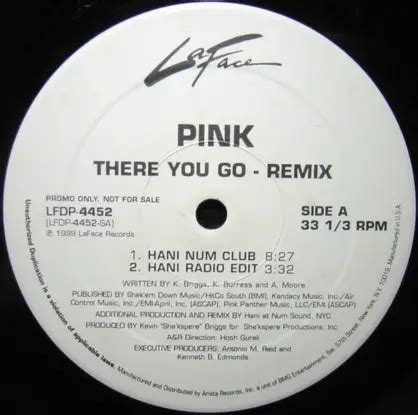 Pink There you go (Vinyl Records, LP, CD) on CDandLP