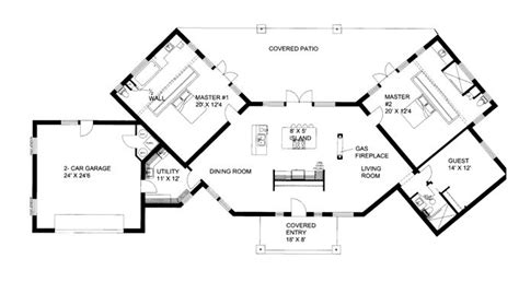 33+ Top Concept Modern House Plans With Two Master Suites