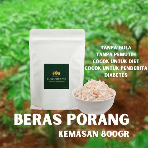 Jual Beras Porang Merk Pure Porang 800gr | Shopee Indonesia