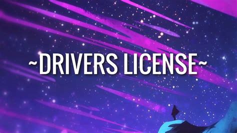 Olivia Rodrigo - Drivers License (Lyrics) - YouTube Music