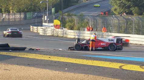 Pastor Maldonado crashes at Tertre Rouge - Le Mans Videos