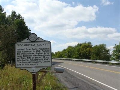 Pocahontas County - West Virginia Historical Markers on Waymarking.com