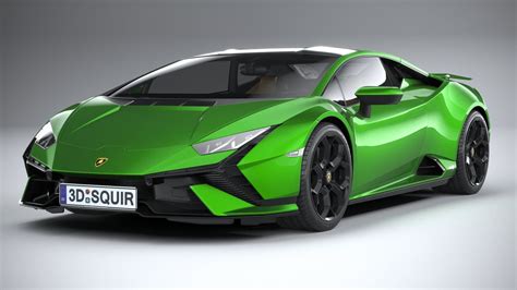 Lamborghini Huracan Tecnica 2023 - 3D Model by SQUIR