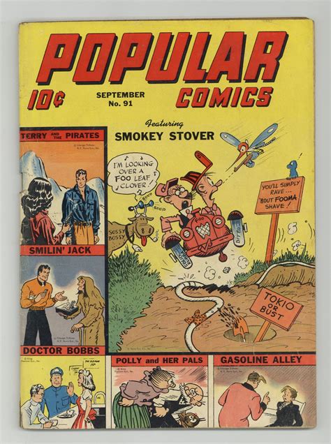 Popular Comics (1936-1948 Dell) 91 GD/VG 3.0