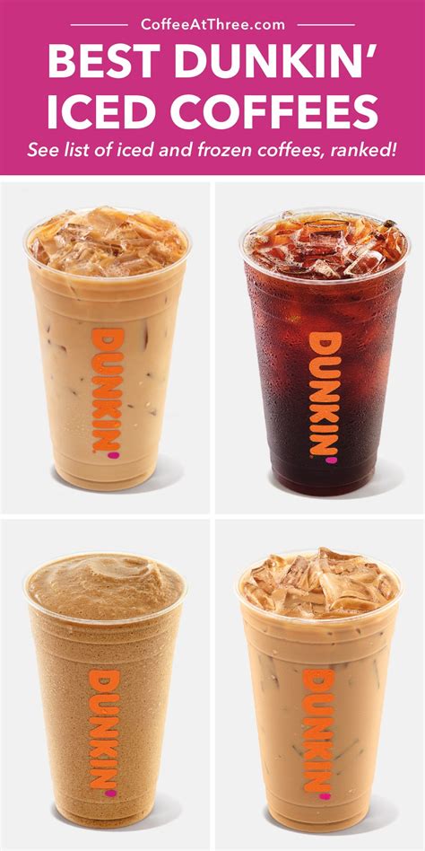 Best Dunkin' Iced Coffees - Coffee at Three