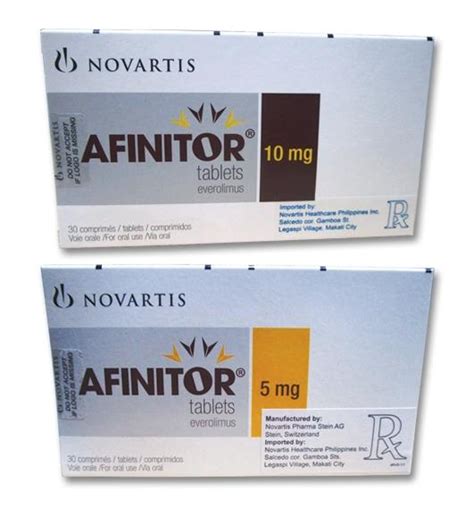 Afinitor Dosage & Drug Information | MIMS Philippines