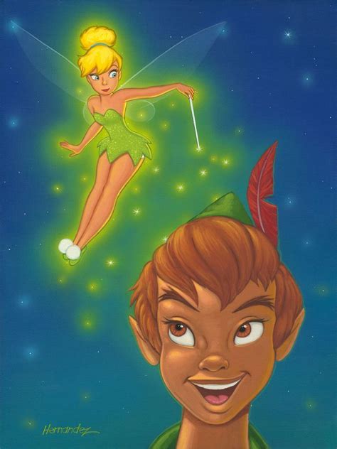 Disney Fine Art | Disney fine art, Tinkerbell disney, Peter pan and tinkerbell