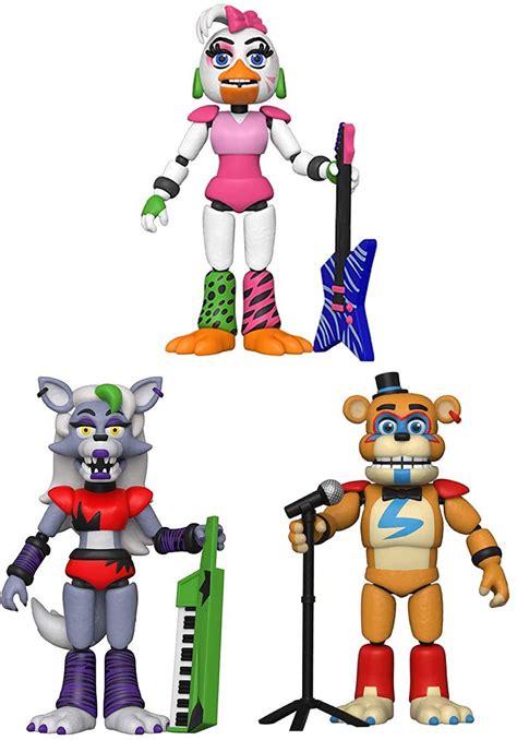 Buy Funko Action Figure - Five Nights at Freddy's - Security Breach - Glamrock Freddy, Roxanne ...