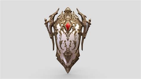 FF14 Aegis shield - 3D model by NAMU (@KjayNAMU) [9abac25] - Sketchfab