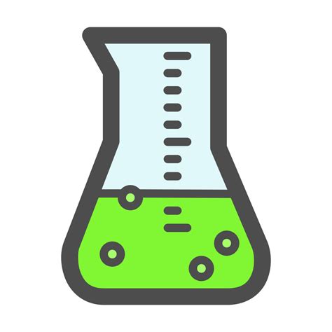 OnlineLabels Clip Art - Science Beaker - Green