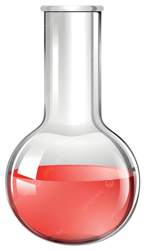 Red Liquid Ing Beaker Glass Scientific Laboratory White Vector, Scientific, Laboratory, White ...