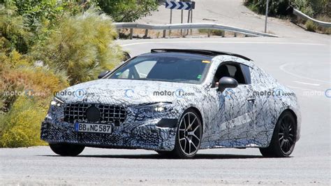 Mercedes-AMG CLE 63 Coupe Spied In Full Attack Mode On The Nürburgring