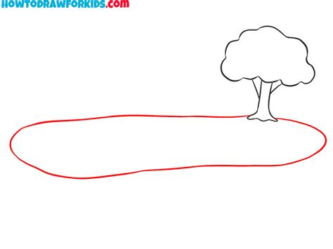 How to Draw a Lake - Easy Drawing Tutorial For Kids