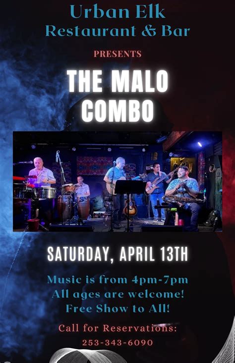 Live Music: The Malo Combo – Allenmore Golf Course & Events Center ...