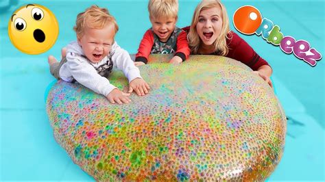 GIANT ORBEEZ WATER BALLOON? What Happens?! // SoCassie - YouTube