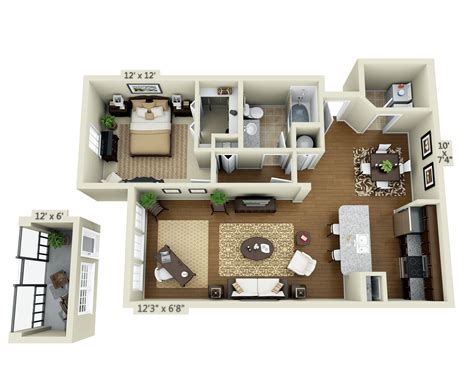 Floorplans - Trinity Club Apartments