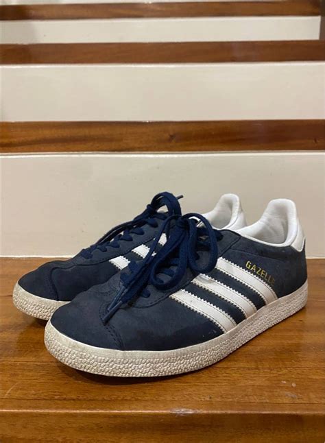 ADIDAS Gazelle in Navy Blue, Women's Fashion, Footwear, Sneakers on ...