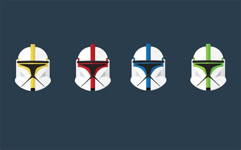 Clone Trooper, Clone Commander, Minimalism, Star Wars Wallpapers