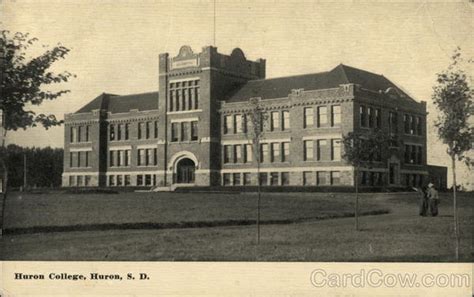 Huron College South Dakota Postcard