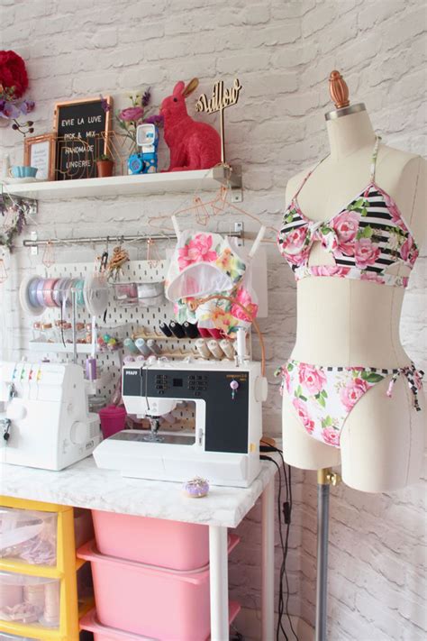 Tilly and the Buttons: Sewing Space Tours... Evie la Lùve's Pastel Daydream!