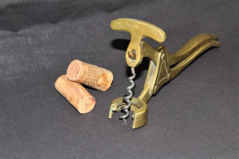 Vintage Corkscrew, Single Lever Corkscrew, Wine Bottle Opener