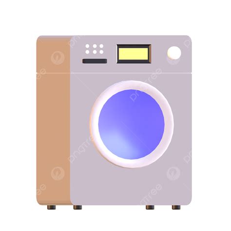 Washing Machine 3d, Washing, Washing Machine, 3d PNG Transparent ...