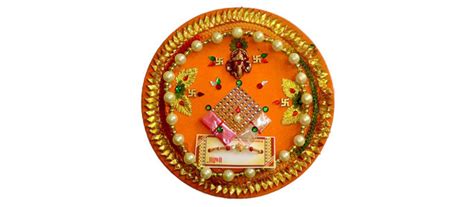 Rakhi Thali Decoration | Raksha Bandhan Thali Decor Ideas - Rakhi.in