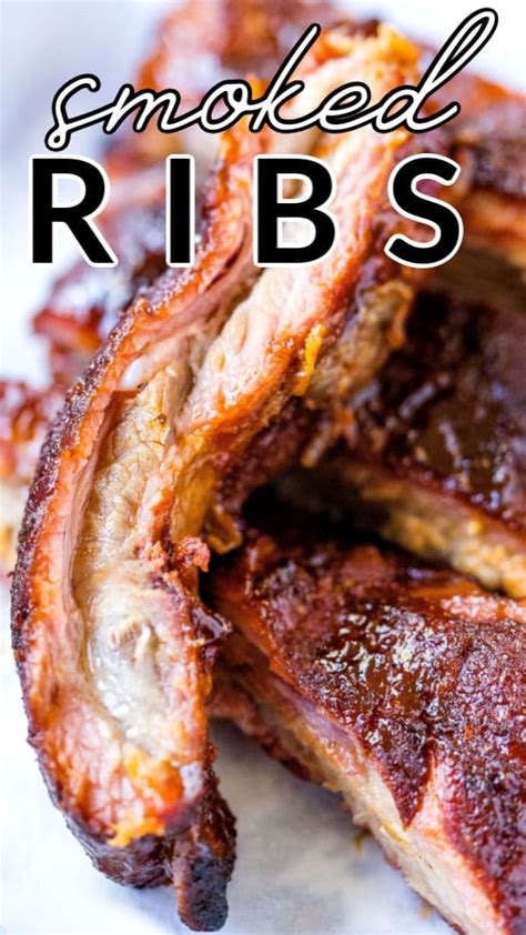 Tender Smoked Ribs Recipe • Food Folks and Fun