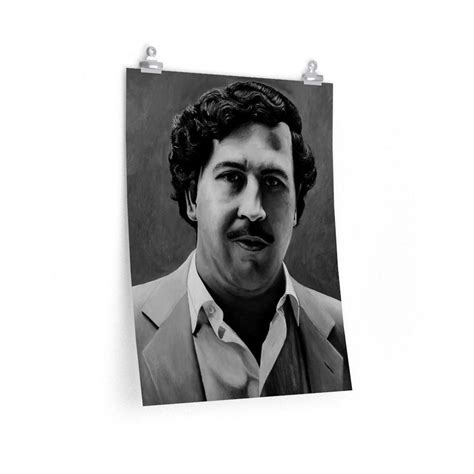 Don Pablo Escobar Painting Colombian Gentleman Premium Posters – The Mob Wife