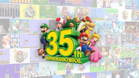 Super Mario Bros 35th Anniversary Artwork Wallpaper - Cat with Monocle