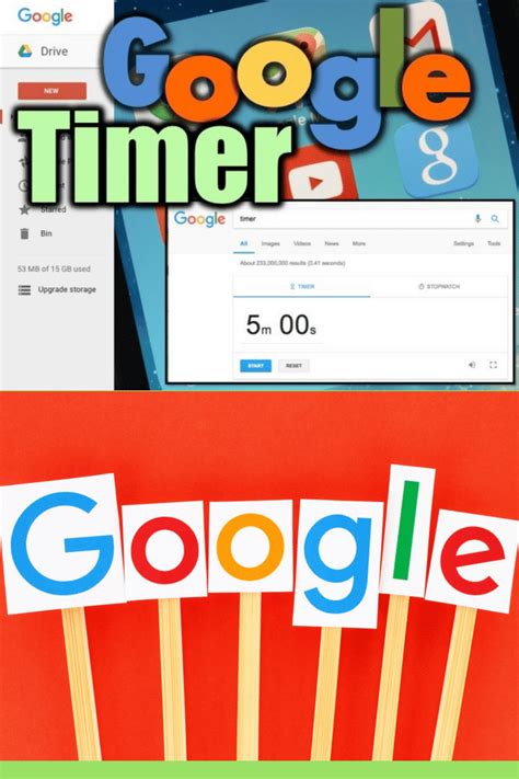 Google Timer and Stopwatch - Classroom Freebies