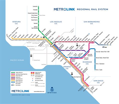 Metrolink System Map - Orange County Transportation Authority