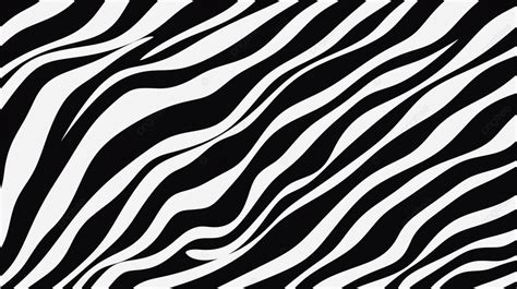 Sleek Vector Background With Monochrome Zebra Texture, Zebra Stripes ...